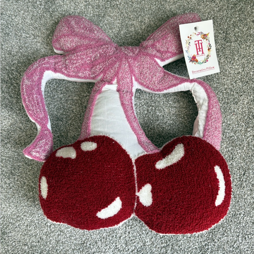 Decorative Cherries Pillow